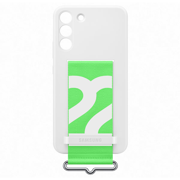 Tok Silicone Strap Cover Samsung Galaxy S22 Plus számára, fehér
