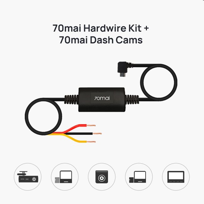 70Mai Hardware Kit az autó folyamatos védelmére 70Mai Hardware Kit az autó folyamatos védelmére