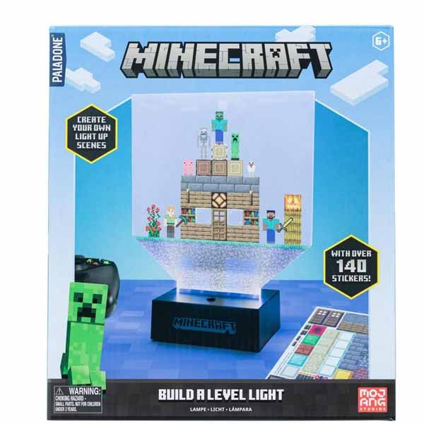 Lámpa Build a Level Light 140 stickers (Minecraft)