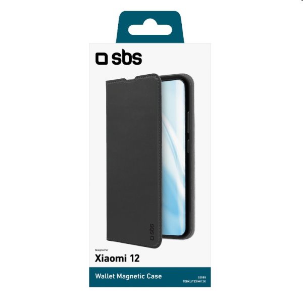 Tok SBS Book Wallet Lite for Xiaomi 12, fekete Tok SBS Book Wallet Lite for Xiaomi 12, fekete