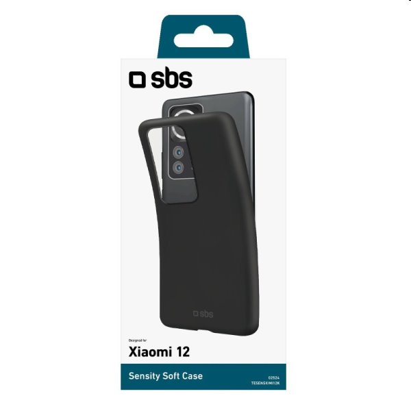 Tok SBS Sensity for Xiaomi 12, fekete Tok SBS Sensity for Xiaomi 12, fekete