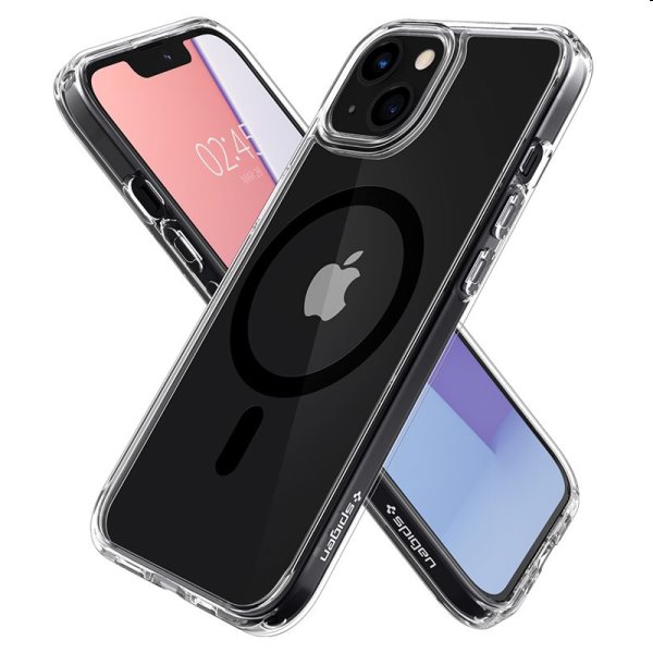 Tok Spigen Crystal Hybrid Mag for Apple iPhone 13, fekete Tok Spigen Crystal Hybrid Mag for Apple iPhone 13, fekete
