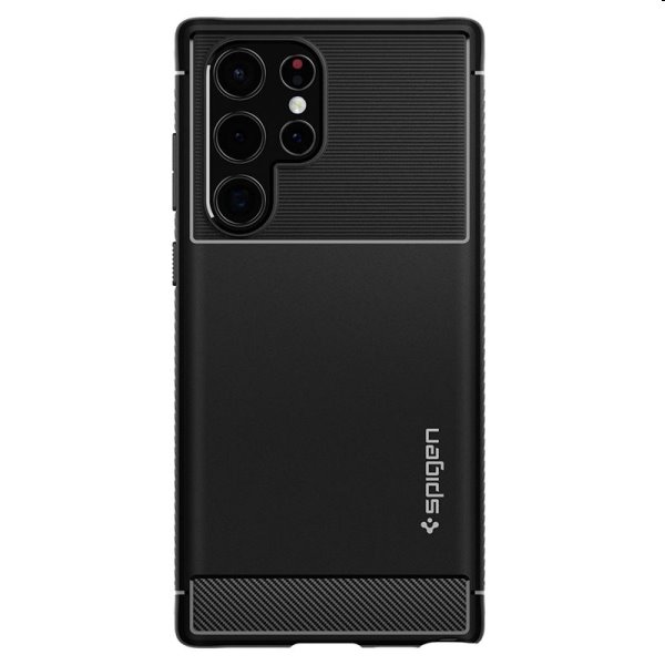 Tok Spigen Rugged Armor for Samsung Galaxy S22 Ultra, fekete Tok Spigen Rugged Armor for Samsung Galaxy S22 Ultra, fekete
