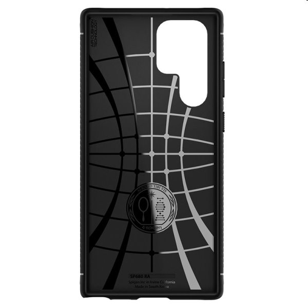 Tok Spigen Rugged Armor for Samsung Galaxy S22 Ultra, fekete Tok Spigen Rugged Armor for Samsung Galaxy S22 Ultra, fekete