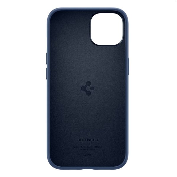 Tok Spigen Silicone Fit for Apple iPhone 13, kék Tok Spigen Silicone Fit for Apple iPhone 13, kék