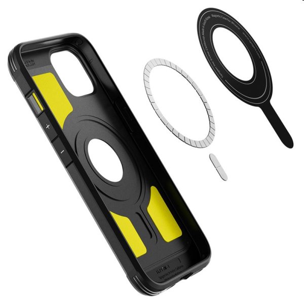 Tok Spigen Tough Armor Mag for Apple iPhone 13, fekete Tok Spigen Tough Armor Mag for Apple iPhone 13, fekete