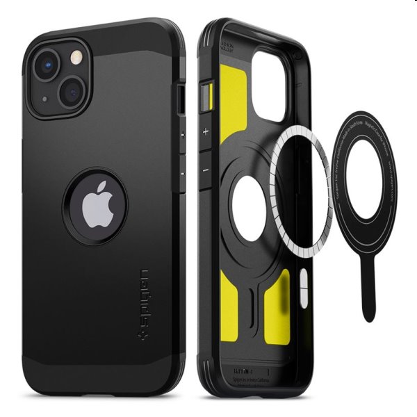 Tok Spigen Tough Armor Mag for Apple iPhone 13, fekete Tok Spigen Tough Armor Mag for Apple iPhone 13, fekete