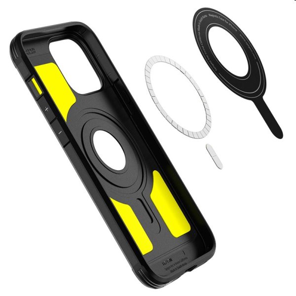 Tok Spigen Tough Armor Mag for Apple iPhone 13 Pro, fekete Tok Spigen Tough Armor Mag for Apple iPhone 13 Pro, fekete