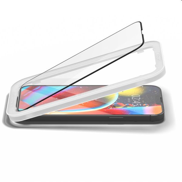 Edzett üveg Spigen tR Align Master for Apple iPhone 14/13/13 Pro, fekete, 2 darab Edzett üveg Spigen tR Align Master for Apple iPhone 14/13/13 Pro, fekete, 2 darab