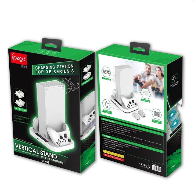 iPega dokkoló állomás Xbox Series S és Vezeték nélküli kontroller számára + tölthető akkumulátorok iPega dokkoló állomás Xbox Series S és Vezeték nélküli kontroller számára + tölthető akkumulátorok