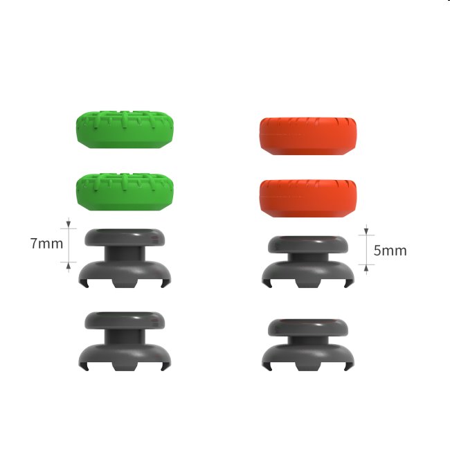 iPega XB009 Xbox Series X/S, Xbox One controller cap set, orange/green iPega XB009 Xbox Series X/S, Xbox One controller cap set, orange/green