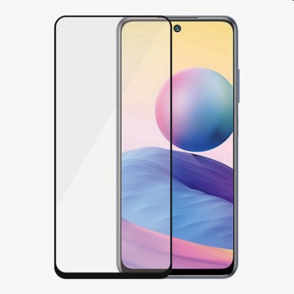 Temperált védőüveg PanzerGlass Case Friendly Xiaomi Redmi Note 10 5G számára, Fekete