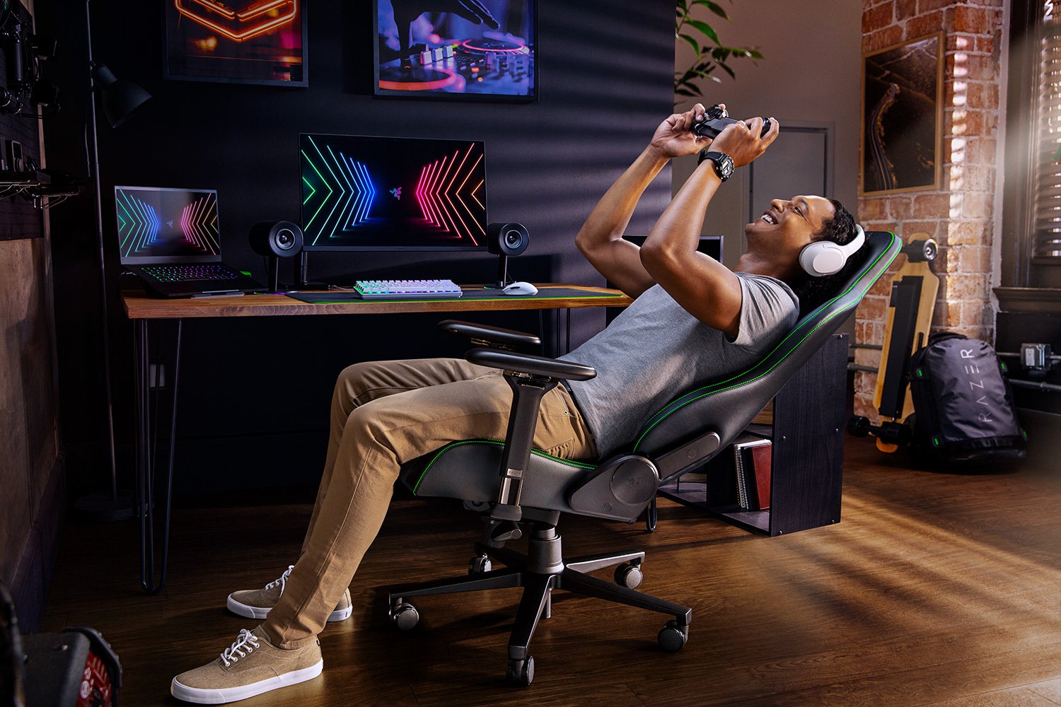 Razer Enki Gaming Chair, green