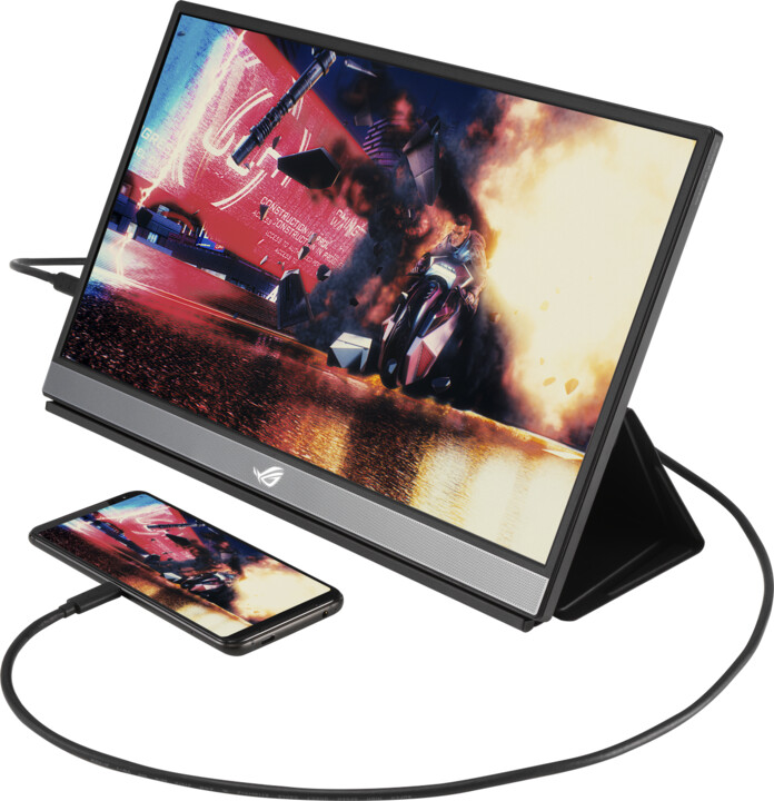 ASUS Hordozható Gamer monitor XG17AHPE 17" LED