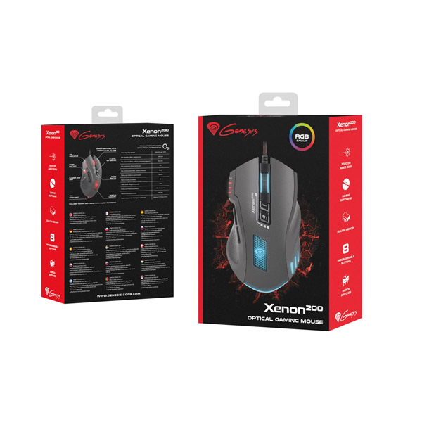 Genesis Xenon 200 RGB Egér Genesis Xenon 200 RGB Egér
