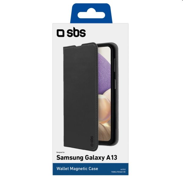 Tok SBS Book Wallet Lite for Samsung Galaxy A13 5G, fekete