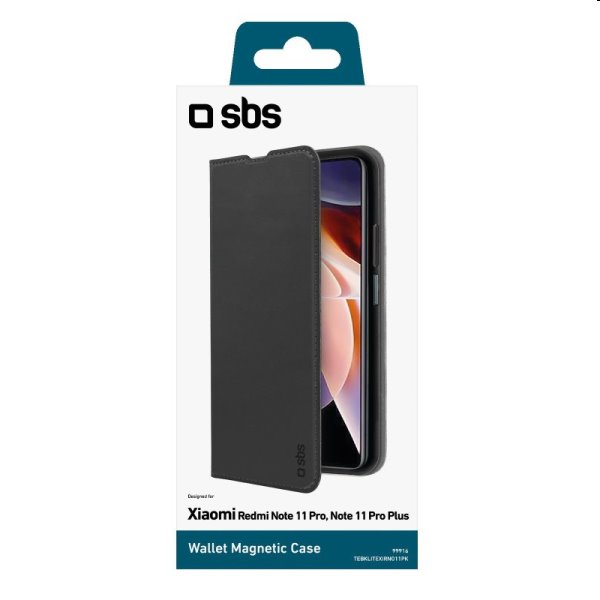 Tok SBS Book Wallet Lite for Xiaomi Redmi Note 11 Pro/Note 11 Pro Plus, fekete Tok SBS Book Wallet Lite for Xiaomi Redmi Note 11 Pro/Note 11 Pro Plus, fekete