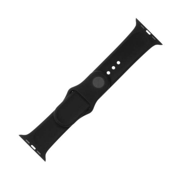 FIXED Szilikonszíj készlet for Apple Watch 42/44/45 mm, fekete