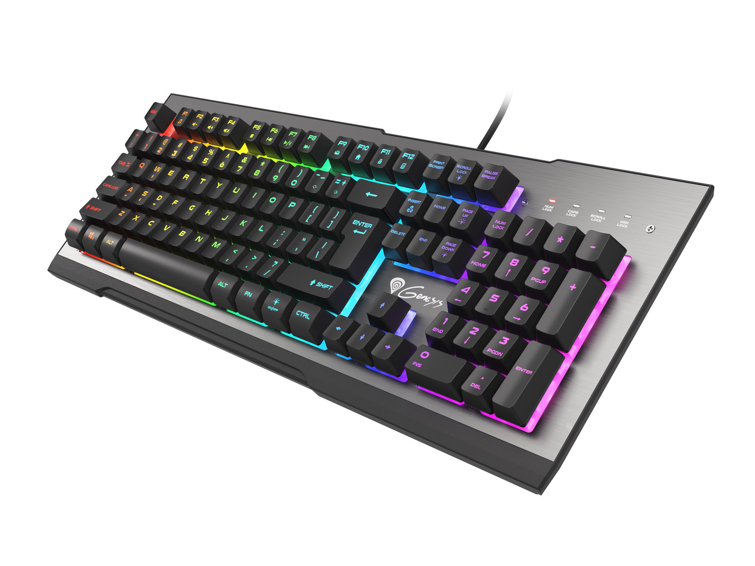 Genesis Rhod 500 RGB Billentyűzet CZ/SK layout