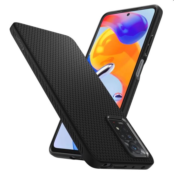 Tok Spigen Liquid Air for Xiaomi Redmi Note 11 Pro 5G, fekete Tok Spigen Liquid Air for Xiaomi Redmi Note 11 Pro 5G, fekete