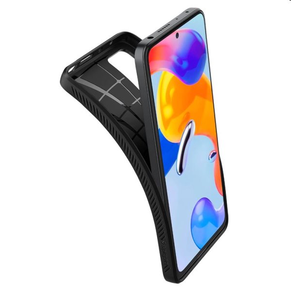 Tok Spigen Liquid Air for Xiaomi Redmi Note 11 Pro 5G, fekete Tok Spigen Liquid Air for Xiaomi Redmi Note 11 Pro 5G, fekete
