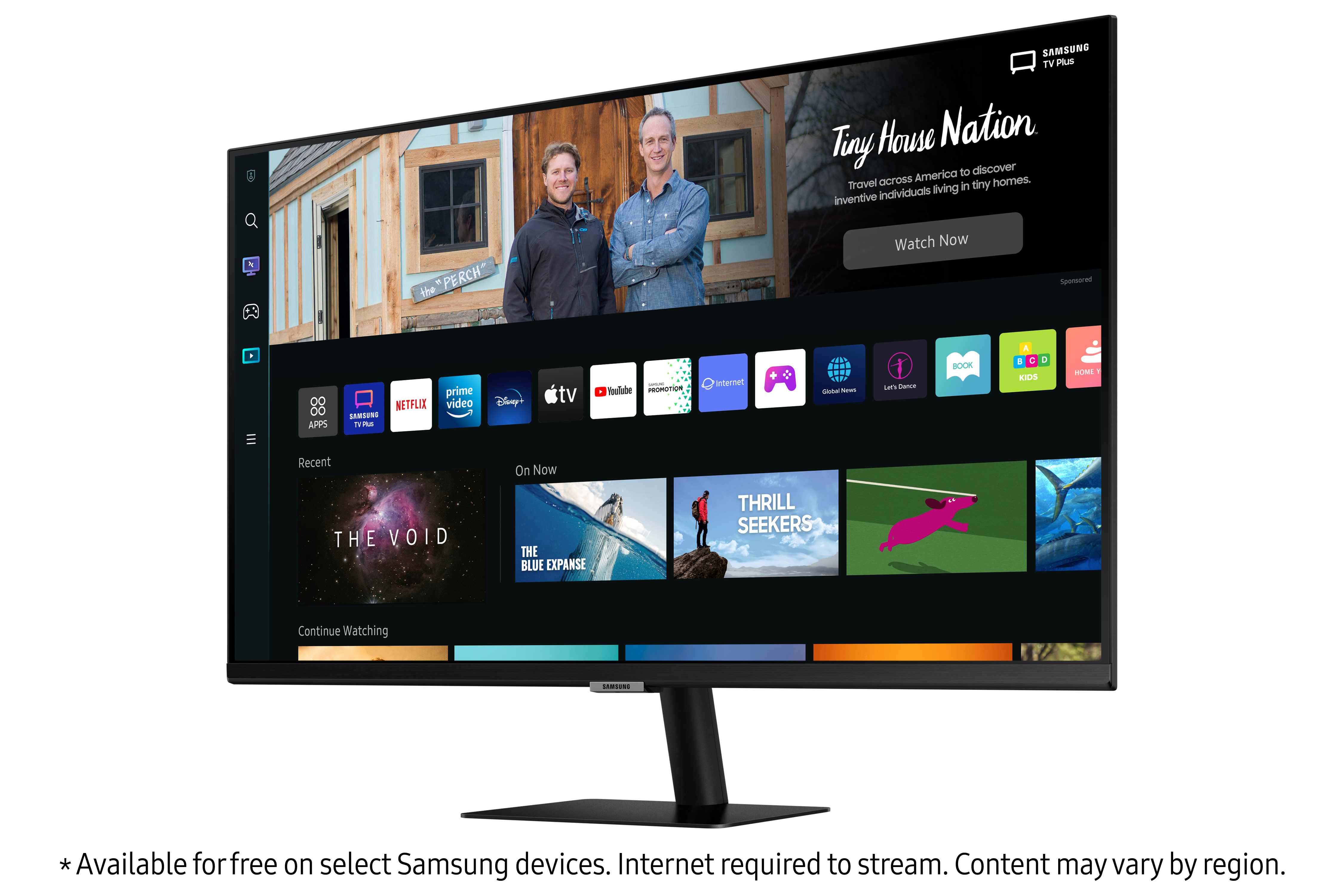 Samsung Okos Monitor M5 (2022), 27" FHD, Fekete