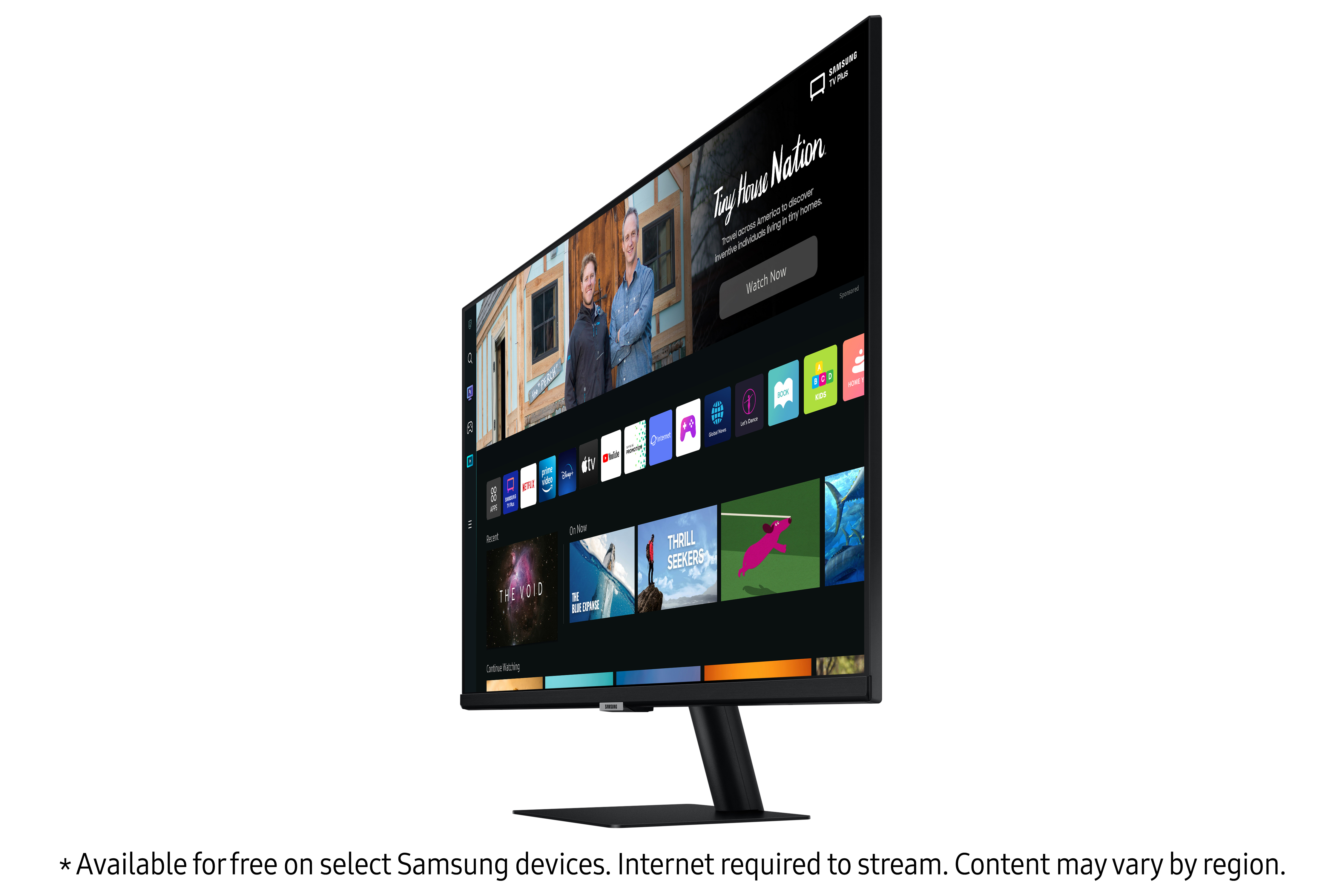 Samsung Okos Monitor M5 (2022), 27" FHD, Fekete