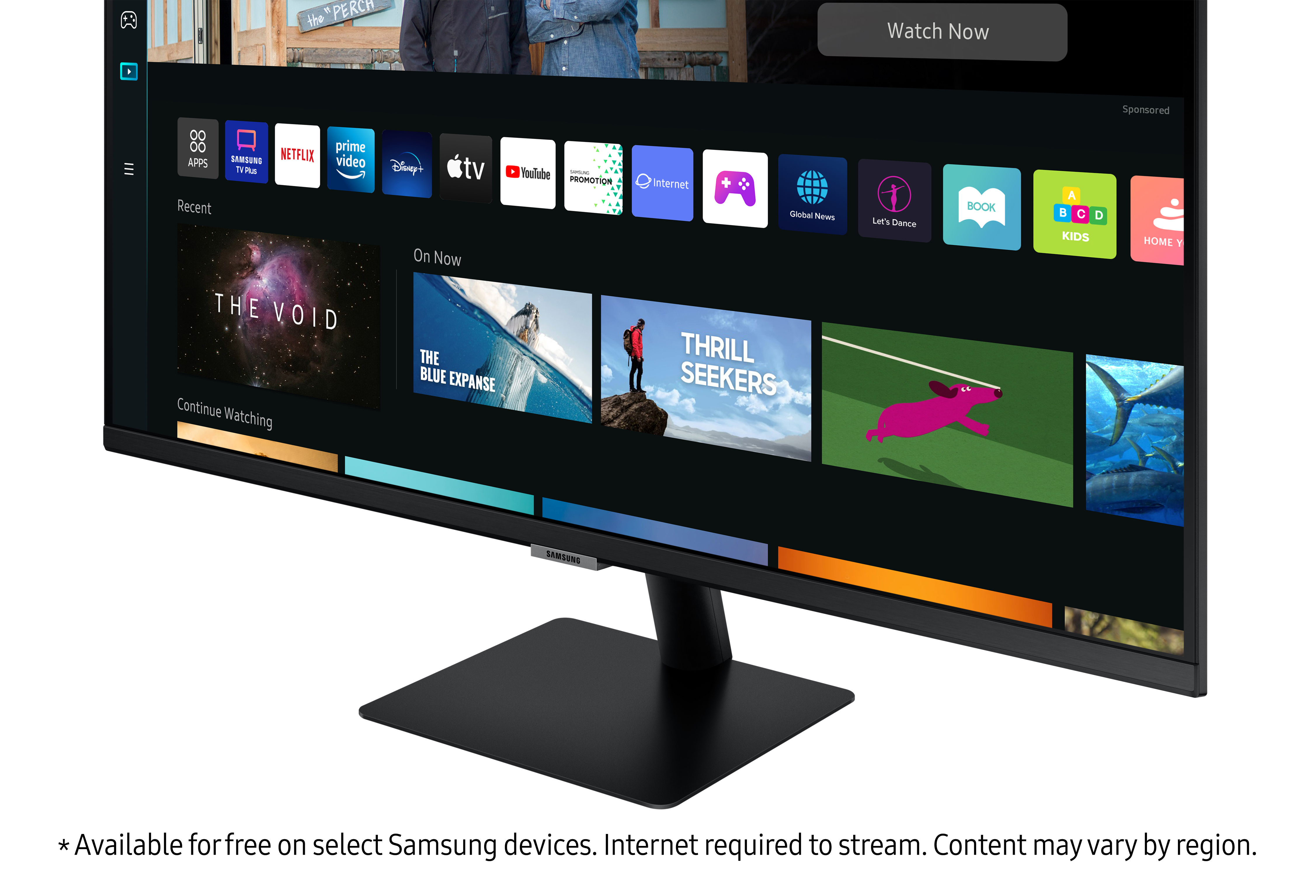 Samsung Okos Monitor M5 (2022), 27" FHD, Fekete