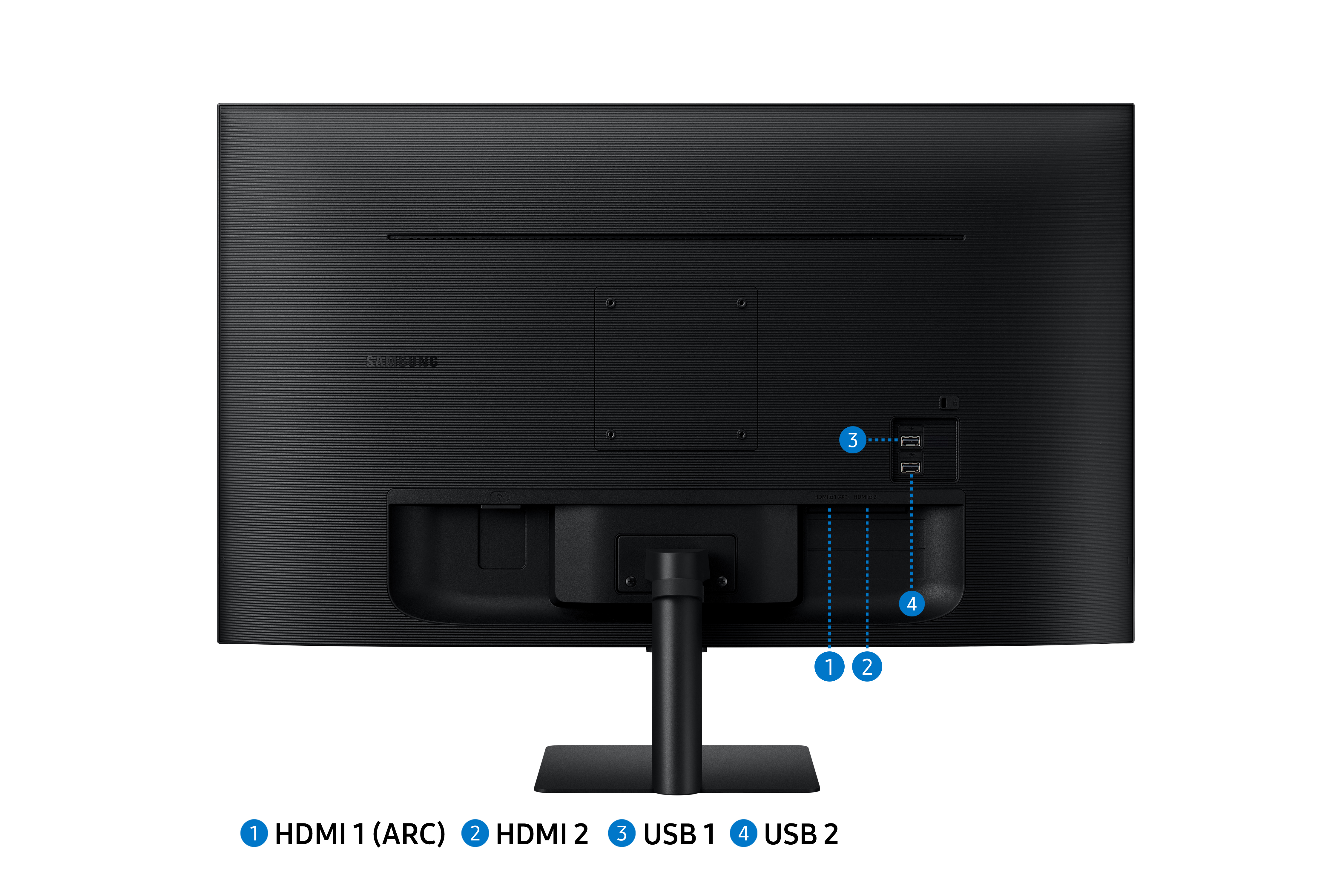 Samsung Okos Monitor M5 (2022), 27" FHD, Fekete