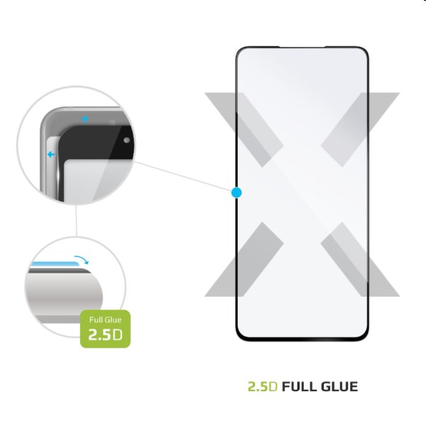 FIXED Full-Cover Edzett védőüveg for Xiaomi Mi 11 Lite/Mi 11 Lite 5G/11 Lite 5G NE, fekete