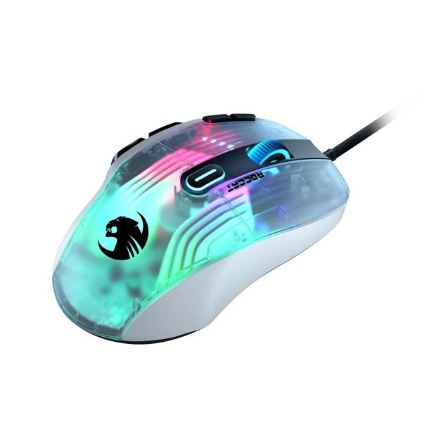 Gamer egér ROCCAT Kone XP 3D Lighting, fehér