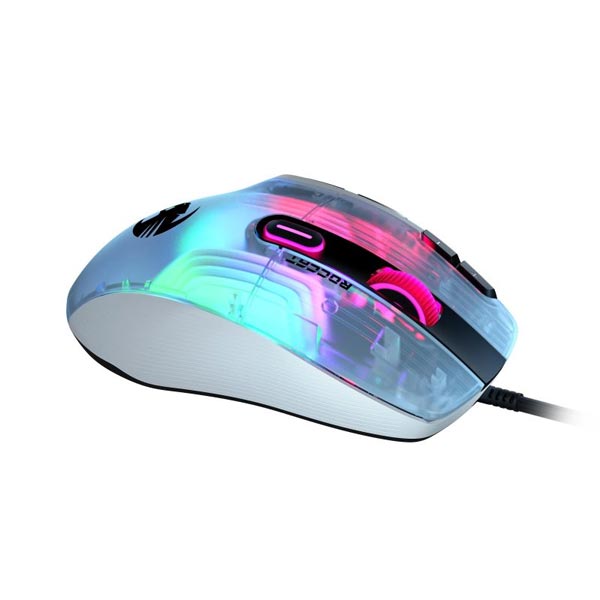 Gamer egér ROCCAT Kone XP 3D Lighting, fehér