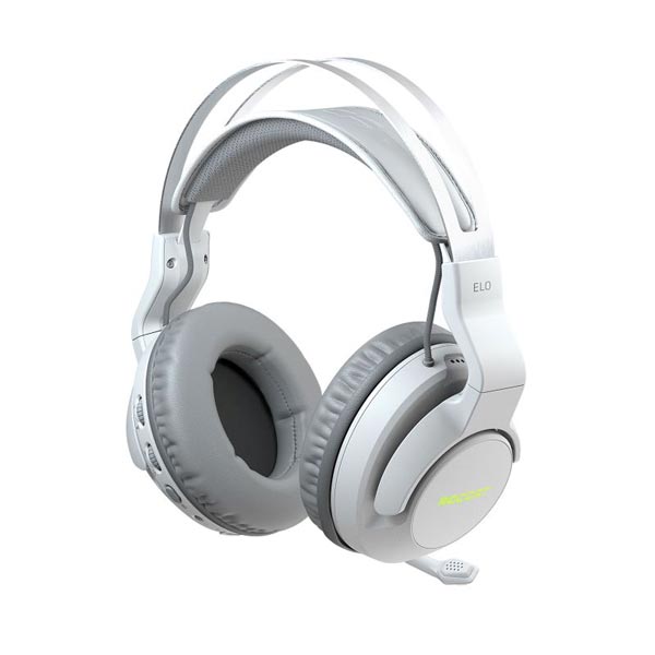 Gamer vezeték nélküli fülhallgató ROCCAT ELO 7.1 AIR mikrofonnal, fehér