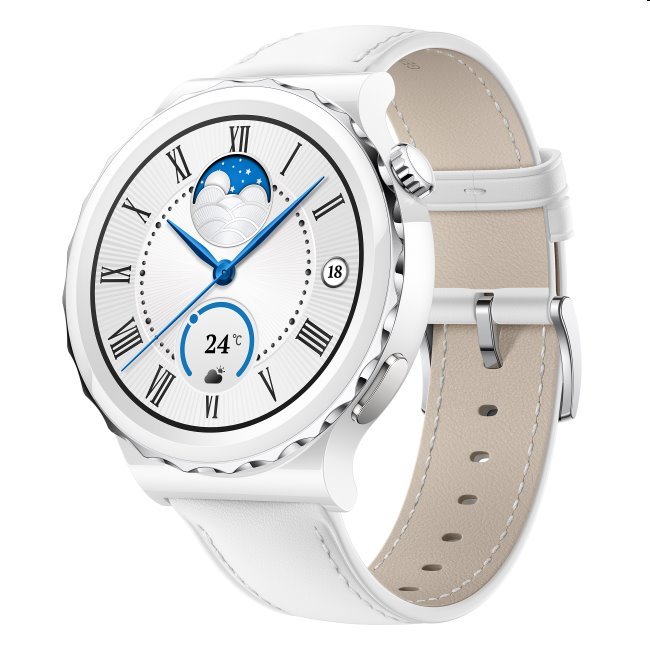 Huawei Watch GT3 Pro 43mm, fehér - kiállított darab