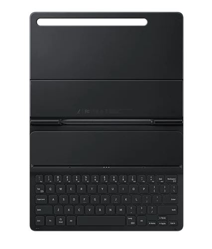 Book Cover tok billentyűzettel Samsung Galaxy Tab S8 számára, Fekete
