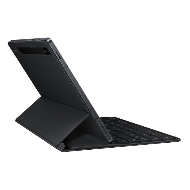 Book Cover tok billentyűzettel Samsung Galaxy Tab S8 számára, Fekete