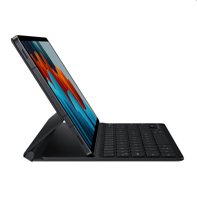 Book Cover tok billentyűzettel Samsung Galaxy Tab S8 számára, Fekete