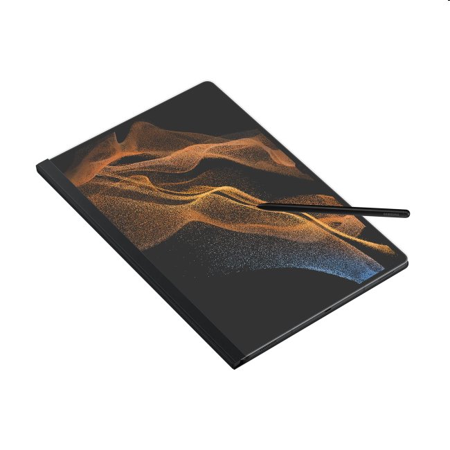 Note View Cover tok Samsung Galaxy Tab S8 Ultra számára, Fekete