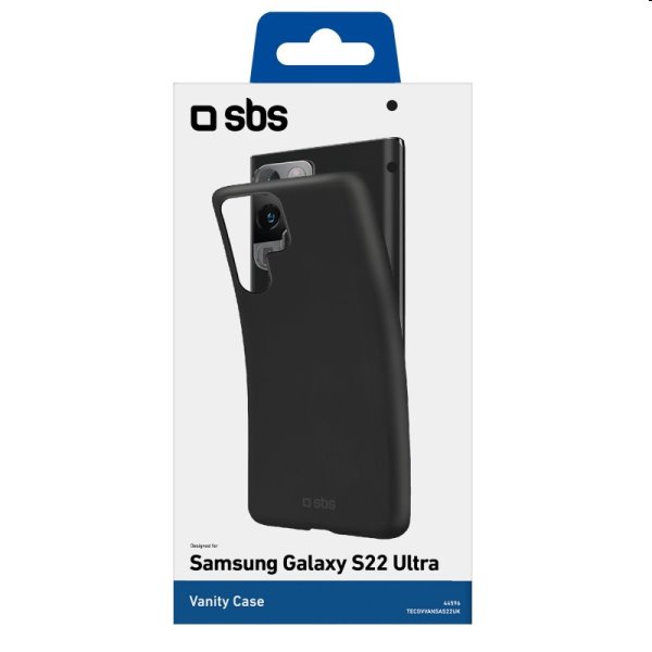 Tok SBS Vanity for Samsung Galaxy S22 Ultra, fekete Tok SBS Vanity for Samsung Galaxy S22 Ultra, fekete