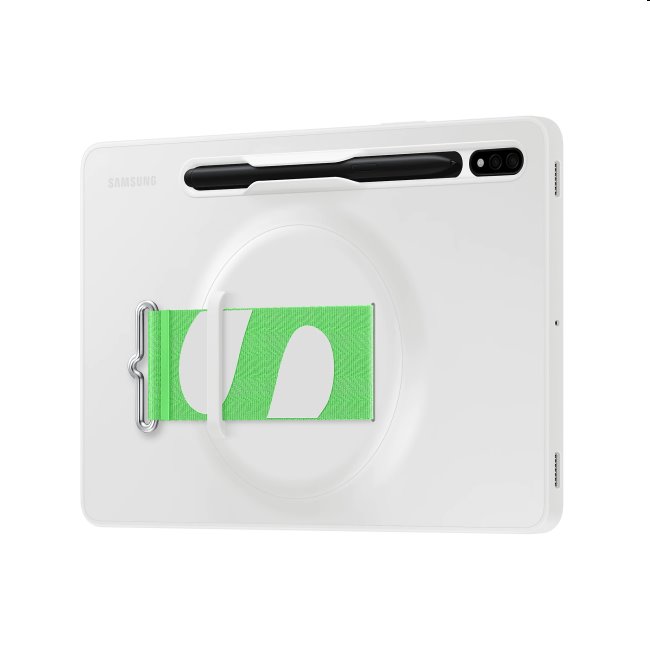 Silicone Strap Cover tok Samsung Galaxy Tab S8 számára, fehér