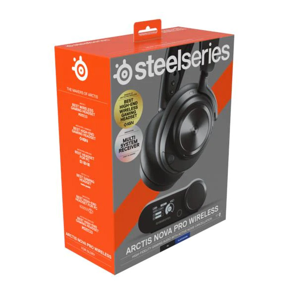 SteelSeries Arctis Nova Pro Wireless, fekete