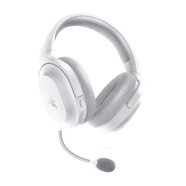 Játékos fülhallgató Razer Barracuda X, Mercury White