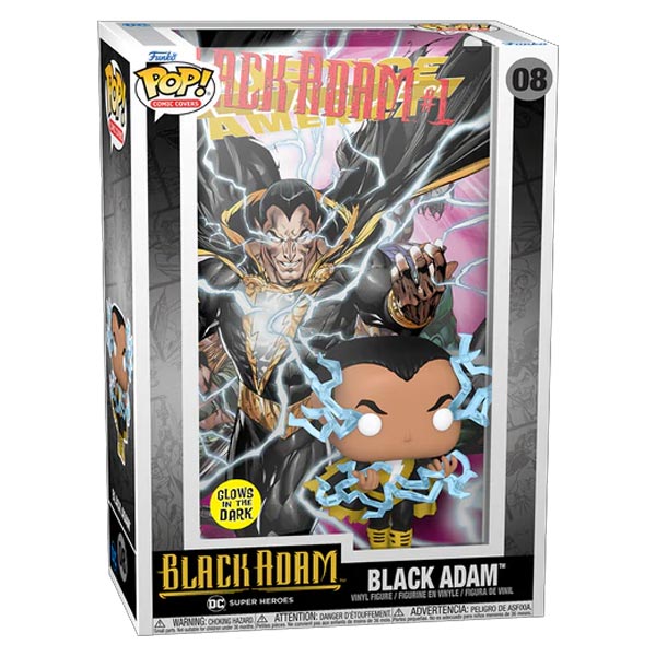 POP! Comic Cover Black Adam (DC) Glows in The Dark