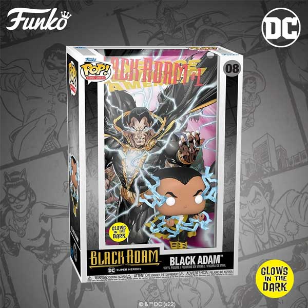 POP! Comic Cover Black Adam (DC) Glows in The Dark POP! Comic Cover Black Adam (DC) Glows in The Dark