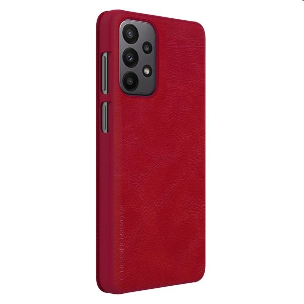 Tok Nillkin Qin Book for Samsung Galaxy A23, piros