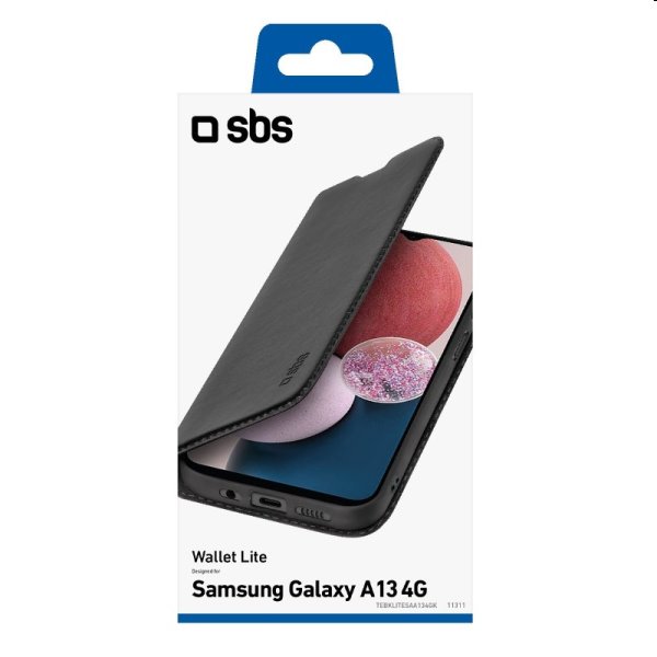 Tok SBS Book Wallet Lite for Samsung Galaxy A13 4G, fekete Tok SBS Book Wallet Lite for Samsung Galaxy A13 4G, fekete