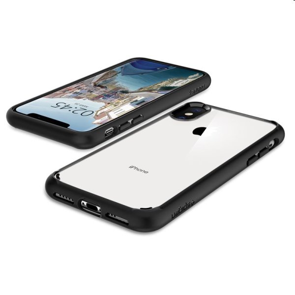 Tok Spigen Ultra Hybrid for Apple iPhone XS/X, fekete