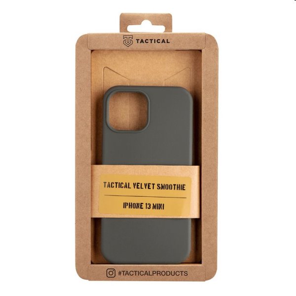 Tok Tactical Velvet Smoothie for Apple iPhone 13 mini, szürke Tok Tactical Velvet Smoothie for Apple iPhone 13 mini, szürke