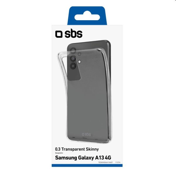 SBS Skinny Cover for Samsung Galaxy A13 4G, transparent SBS Skinny Cover for Samsung Galaxy A13 4G, transparent