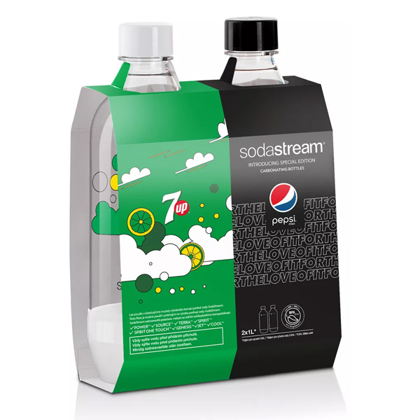 SodaStream  Palack 1l duo pack 7up & Pepsi Max